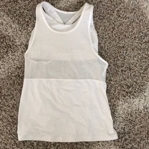 Lululemon white tank